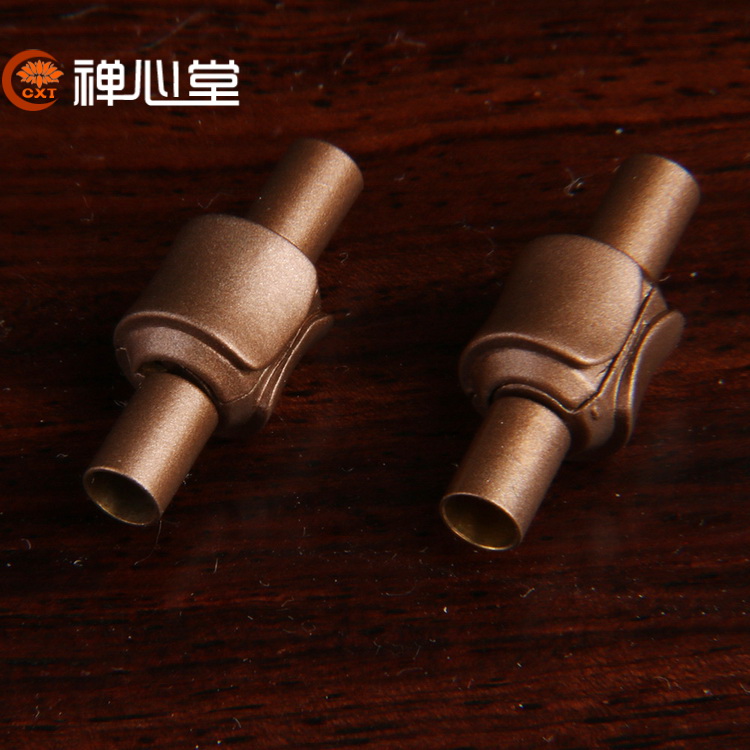 Nhập khẩu sợi dây da bò thật 3 mm cho Zhou Jia 3D cứng chuyển vàng hạt vòng tay dây thừng tự làm dây đỏ bện dây thừng - Vòng đeo tay Clasp vòng tỳ hưu vàng