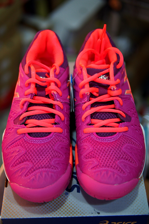 ASICS yaseshi GEL-RESOLUTION 6 giày quần vợt chuyên nghiệp của phụ nữ E550Y series điểm đích thực giày lười thể thao nam