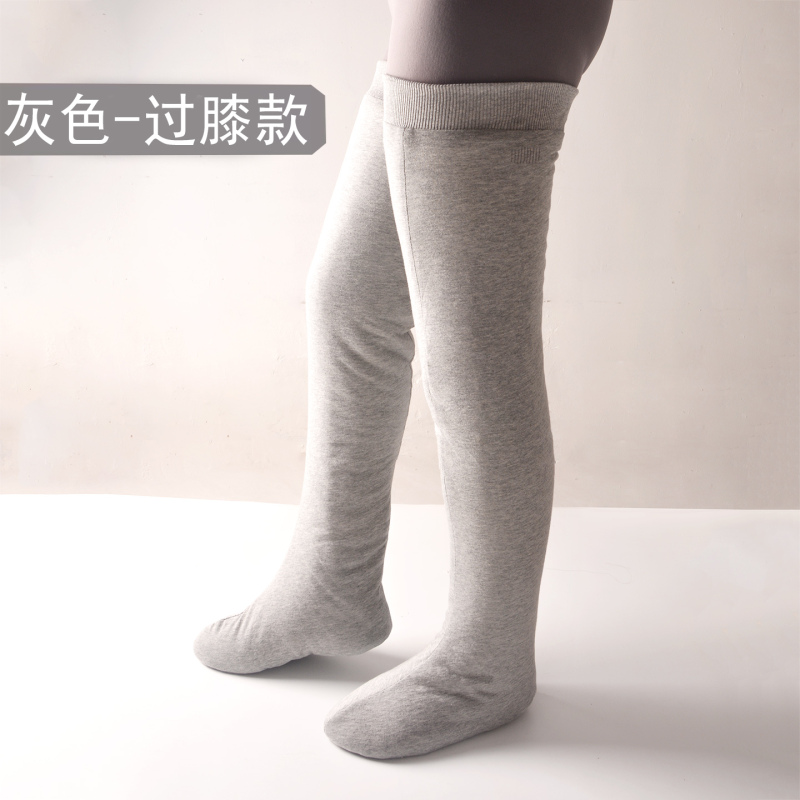 Cotton Socks Are a Warming Essential, Cold-Proof Foot Covers, Over-The-Knee Socks, All-Season Thermal Sleep Socks, Suitable for Summer Long Socks
