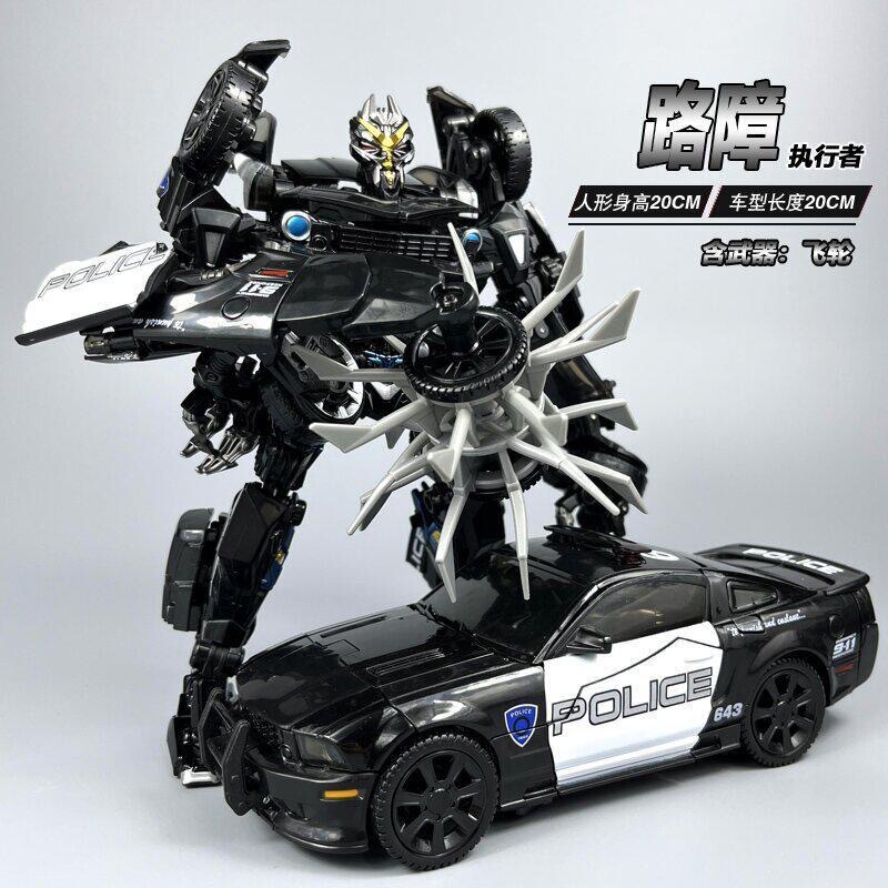 Model Commune Transforming Toy Xp15 Roadblock Police Car Optimus Prime Mpm05 Enlarged Version Boy's Car Robot