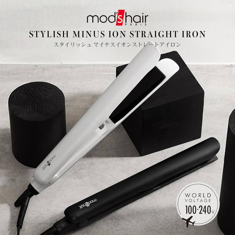 Japanese Mod's Hair Flat Iron Negative Ion Hair Straightener Dual-Use for Straightening and Curling Hair Care Mhs-2520