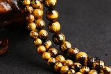 Натуральный желтый тигр глаз тигр глаза горячим шесть шестикратных мантрой из бусин бусины из бусин.