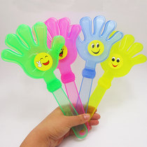 28cm transparent large hand clap plastic clapping hand clap cheer hand device environmental protection hand clap clap