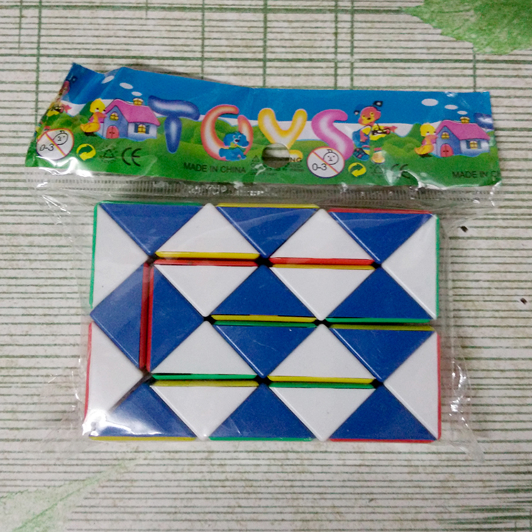 Trẻ em mẫu giáo 24 đoạn câu đố ma thuật tuyệt vời đồ chơi sáng tạo Bàn chân ma thuật hình rắn Thông minh khối Rubik 6-7-8-9 tuổi đồ chơi cho bé trai 1 tuổi