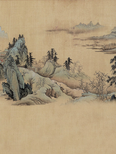 2019 Expo All-family Fuguchi Background Chinese Wind Qipao Background Photo Gallery Ancient Clothing Full Family Fu Background pz1060