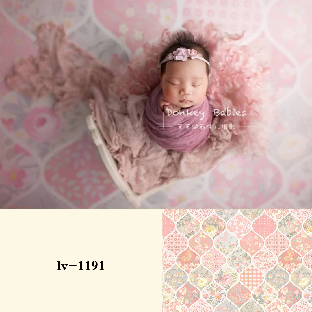 European Europe Full Moon Background Newborn Baby Photo Background Full Moon Waterproof Background Soft Gum Background Plate LV-1191