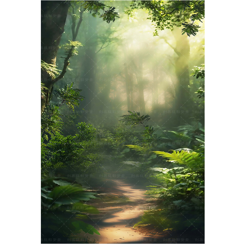 Fantasy Children's Deep Forest Indoor Photo Background Studio Indoor Hanging Scroll Spring Forest Photo Printing Paper Fantasy Children's Deep Forest Indoor Photo Background Studio Indoor Hanging Scroll Spring Forest Photo Printing Paper
