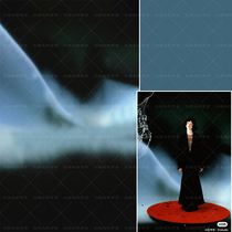 Gradient deformed black and white ink background paper studio personalized photo photo background cloth business photo indoor background cloth