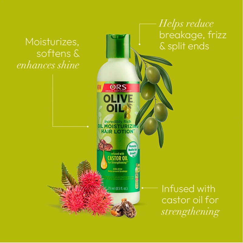 Ors Olive Oil Moisturizing Hair Lotion Anti-Split Ends Strong Moisturizing Conditioner