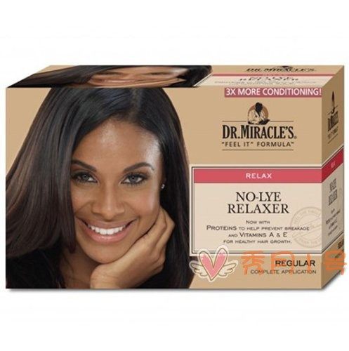 Dr Miracles Relaxer No Lye Regular Kit Hair Straightener