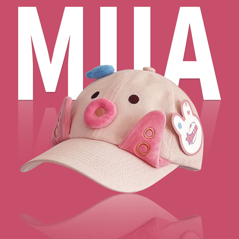 Japanese-Style Cartoon Cute Octopus Pufferfish Baseball Cap for Women, Spring and Summer Versatile, Face-Slimming Duckbill Cap, Trendy