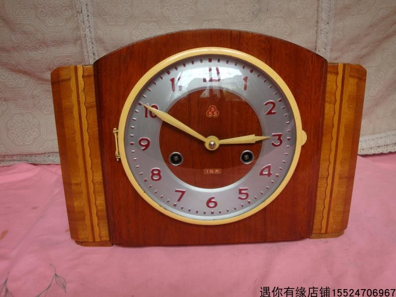 Antique collection New Net Good to use 69 years on seafood Three-five-card old bell Machinery Upper Chord Hanging Clock Old Objects