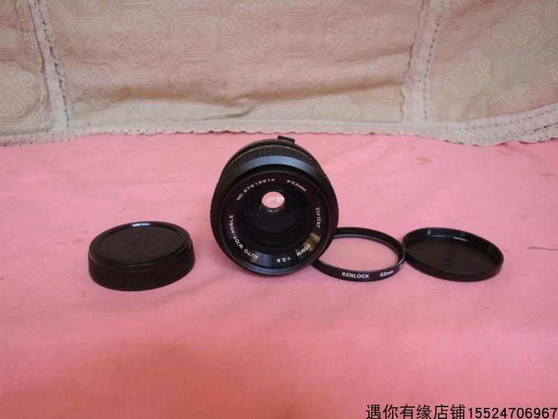 Early older cameras used VIVITAR 35mm 1:2.8 wide-angle prime lenses for nostalgic vintage objects