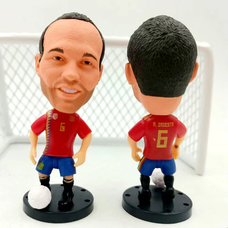 18 phiên bản của ngôi sao bóng đá sự kiện búp bê Aguero zil trắng Muller di Maria Ramos