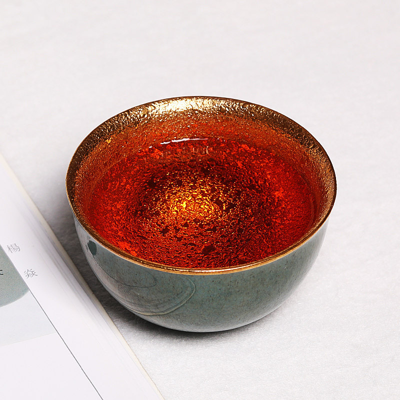 Yixing purple sand Gjoy Go Glue Sapphire Grill Tea Cup Master Cup Tea Top