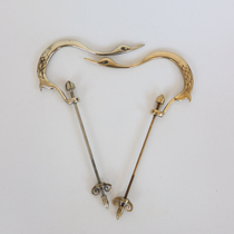 Copper boutique thrush stainless steel bird cage accessories Bamboo Bamboo old bamboo bird cage hook adhesive hook electroplating accessories