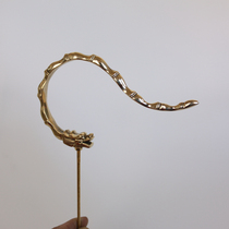 Boutique thrush stainless steel birdcage accessories Bamboo bamboo old bamboo birdcage hook hook pure copper