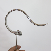 Boutique thrush stainless steel bird cage accessories Bamboo Bamboo old bamboo bird cage hook adhesive hook steel accessories