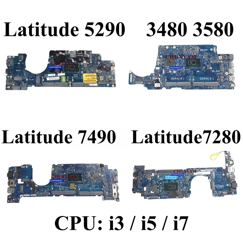 Dell/Dell Latitude 7280 5290 3488 7390 3480 7490 7480 Motherboard