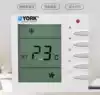 York central air conditioning control panel LCD remote control remote control Water-cooled fan coil three-speed switch universal 86