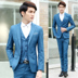Bộ đồ vest nam ba mảnh xuân hè phiên bản Hàn Quốc của bộ đồ nhỏ tự trồng phù hợp với trang phục chuyên nghiệp vest nam hàn quốc Suit phù hợp
