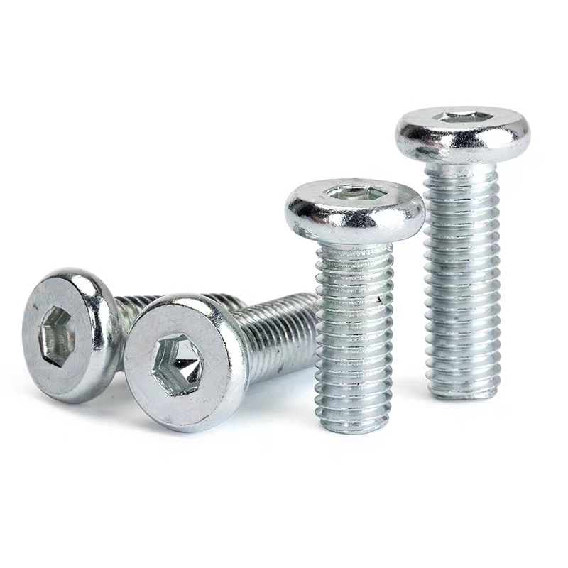 Flat inner 6mm furniture connecting screw flat head inner hexagonal screw head hexagonal screw machine silk factory price P inside-Taobao