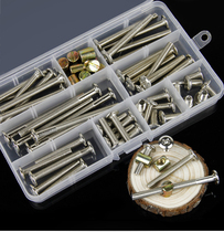 M6 furniture hardware inverted screw baby bed accessories nut set bookcase oblique flat head hammer nut