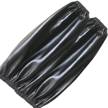 Waterproof leather sleeve adult men and women work labor protection wear-resistant anti-dirty female oil-proof PU sleeve leather sleeve gloves