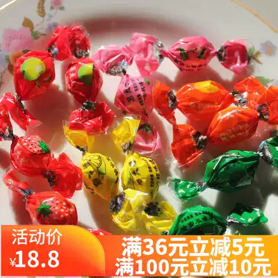 Sister Ma Ball Fruit Hard Sugar 500g Various Flavors Fruit Juice Sugar Fruit Orange Hami Melon Peach Candy