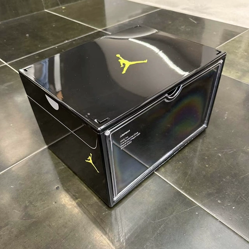 Классическая коробка для обуви Nike с боковым открыванием 𫔭Коробка для обуви, акриловая прозрачная коробка для хранения кроссовок, стенка для обуви, модный модный шкаф для обуви