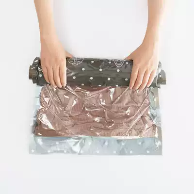 (2 packs)Travel storage bag Vacuum hand roll compression bag Waterproof clothing clothing storage bag set