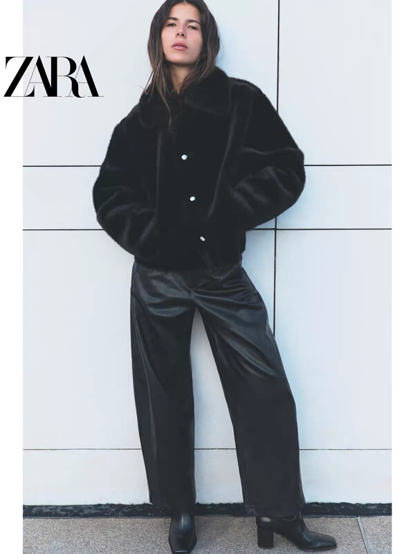 October Zara Domestic Genuine Product Purchasing Agent 8073251 Women's Double-Sided Reversible Jacket 8073/251
