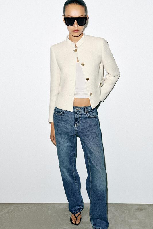 August Zara Domestic Genuine Product Purchasing Agent 7220123 Women's Clothing Short Blazer 7220/123 August Zara Domestic Genuine Product Purchasing Agent 7220123 Women's Clothing Short Blazer 7220/123