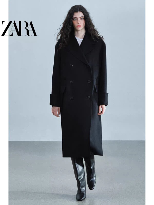 In September, Zara Domestic Genuine Product Purchasing Agent 7068812 Women's Pure Wool Coat 7068/812