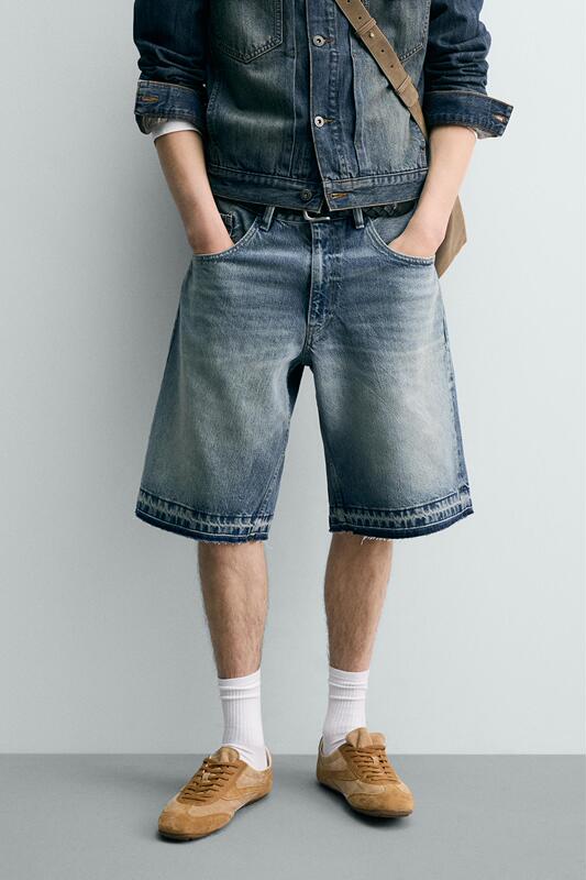 June 4365/452 3409/450 4048/450 Men's Multi-Color Washed Denim Casual Shorts 9794/451