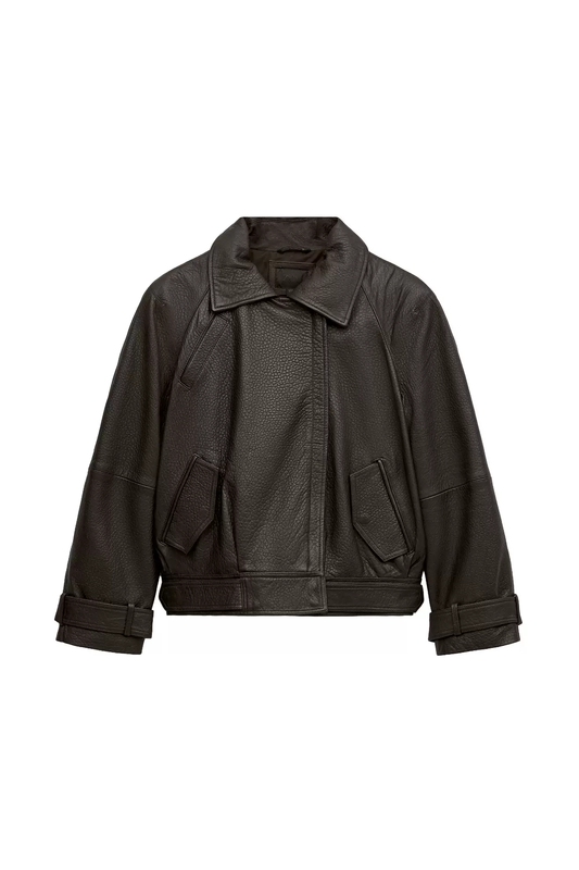 October Zara Domestic Genuine Product Purchasing Agent 5479/701 Women's Leather Motorcycle-Style Jacket 5479701 October Zara Domestic Genuine Product Purchasing Agent 5479/701 Women's Leather Motorcycle-Style Jacket 5479701