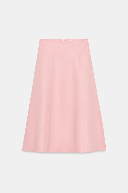 S松7月Zara Domestic Authentic Purchase 5289/051 Women's Mid-Waist Flowing A-Line Skirt 5289051 S松7月Zara Domestic Authentic Purchase 5289/051 Women's Mid-Waist Flowing A-Line Skirt 5289051
