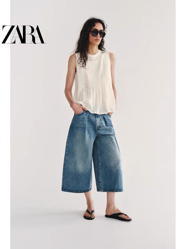 July Zara Domestic Genuine Product Purchasing Agent 7521251 Women's Romantic Style Shirt 7521/251