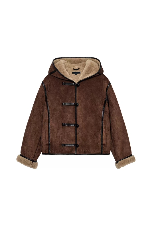 October Zara Domestic Genuine Product Purchasing Agent 6318/344 Women's Reversible Casual Jacket 6318344