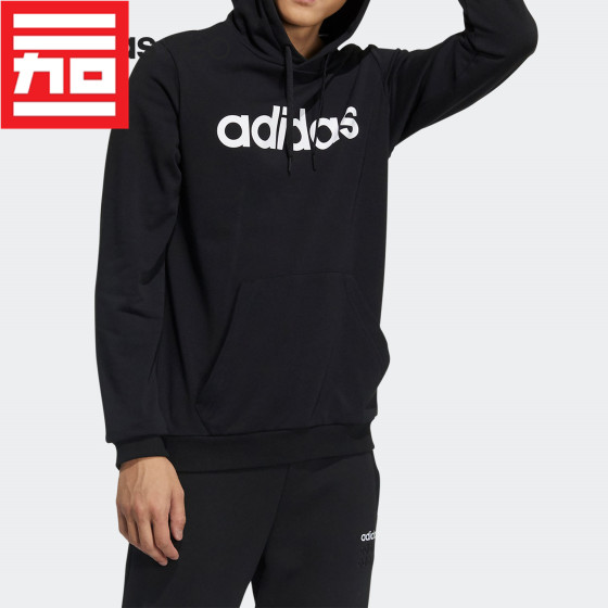 阿迪达斯Adidas男子经典大LOGO运动连帽卫衣套头衫GP4875 GV5281