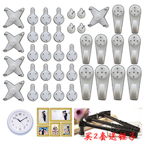 2 sets of free hammers strong incognito nails wall hooks wedding nails free punching hanging painting wall nails photo wall