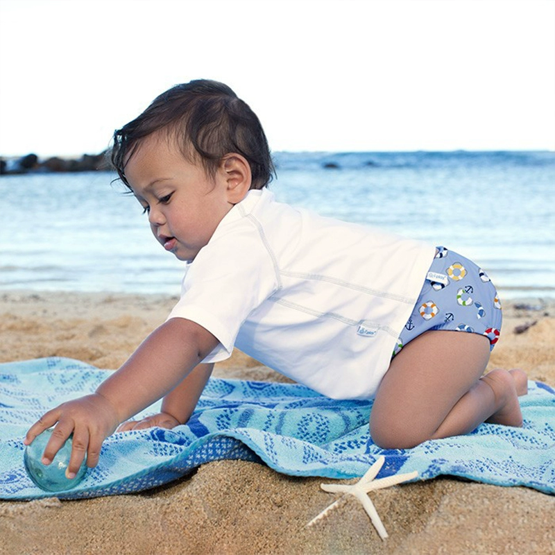 Hoa Kỳ tôi chơi (IPLAY) đàn ông và phụ nữ trẻ sơ sinh trẻ em chống nắng áo tắm quần áo đi biển lướt quần áo UPF50 + đồ bơi cho bé sơ sinh