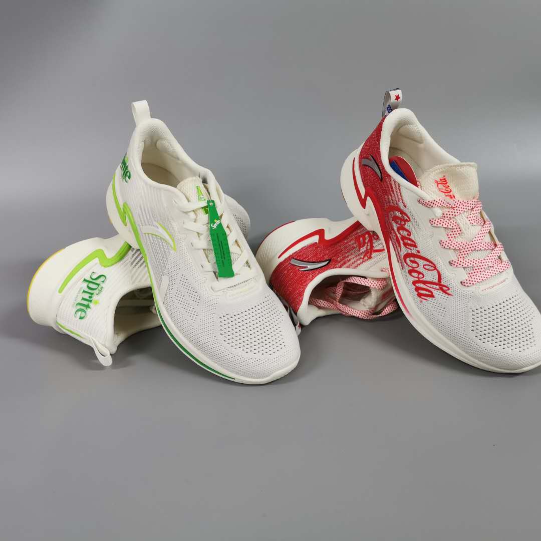Anta women's shoes clearance 2020 summer new ultra-light tide cola sprite couple hydrogen running shoes 122025540