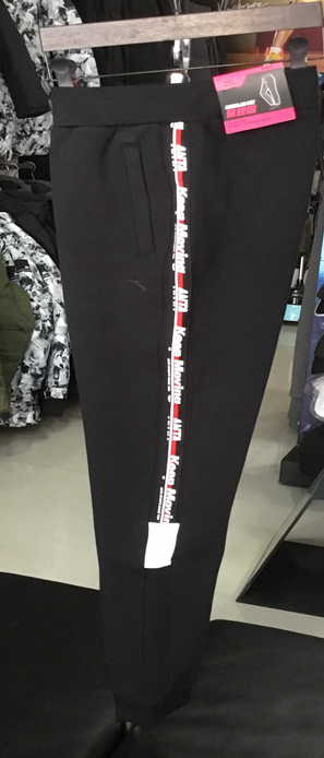 Anta women's pants 2020 spring new knitted letter trend running casual sports pants 162018301