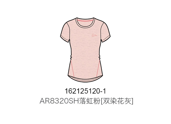 Anta women's clothing clearance 2021 summer new fashion round neck casual T-shirt short-sleeved sweater 162125120