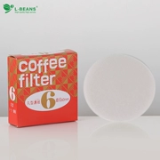 Đài Loan Mocha nồi lọc giấy số 6 giấy lọc cà phê Espresso cà phê giấy tròn - Cà phê