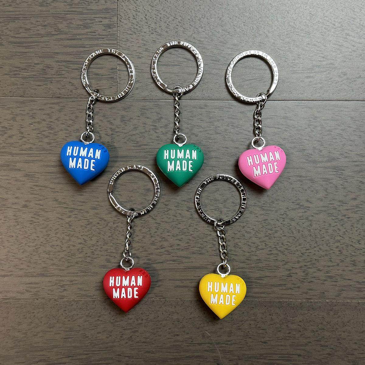 HUMAN MADE Heart Rubber Key Chain yellow HUMAN MADE Heart Rubber