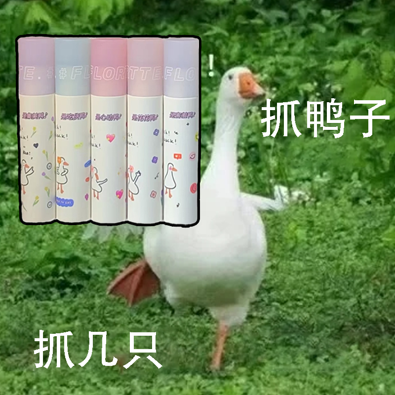 Florita Florite Florida Flower Duck Duck and Duck Diamond Light red naked to eat soil-colored matte fog noodles