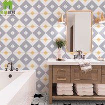  Nordic tile Simple modern living room Balcony entrance Bathroom tile wall tile non-slip floor tile 300