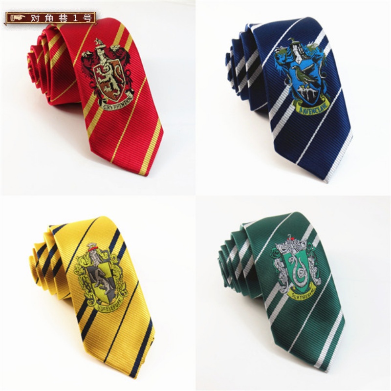 Gryffindor College Tie Harry Potter Around Hutch Patch Tie Ravenclaw College Tie